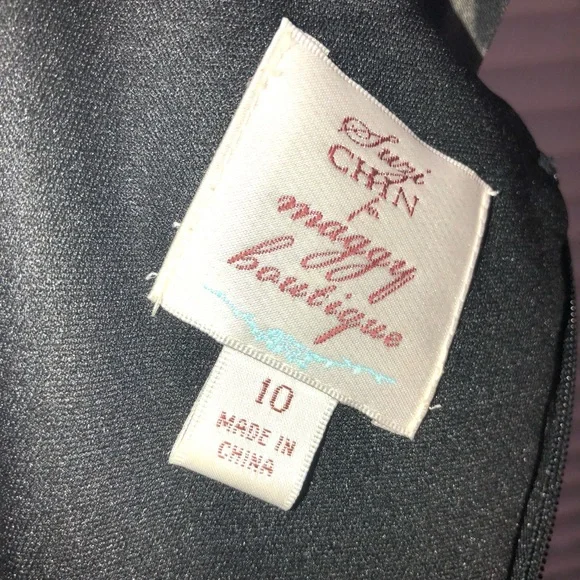 Suzi Chin for Maggie Boutique dress. Size 10 - Picture 7 of 8